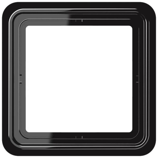 JG Rahmen 1fach CD581SW schwarz JG Rahmen 1fach CD581SW schwarz