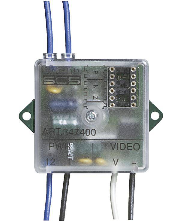 BTicino 347400 Kamera Interface Koax 2-Draht f.ext.Videokameras BTicino 347400 Kamera Interface Koax 2-Draht f.ext.Videokameras