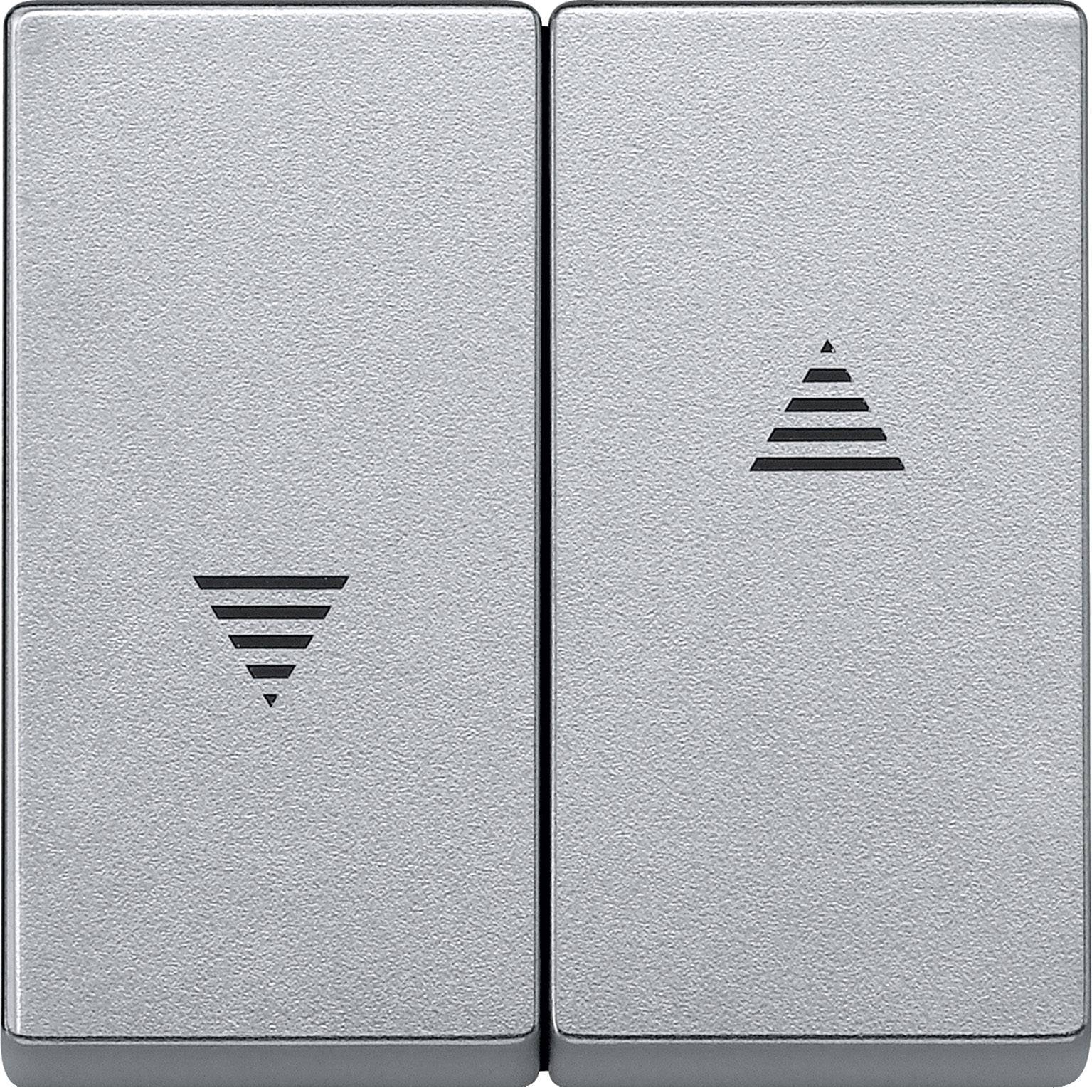 4011281896516 - EL SM 435560 - System M Wippe Rollladenschalter aluminium edelmatt 4011281896516 - EL SM 435560 - System M Wippe Rollladenschalter aluminium edelmatt