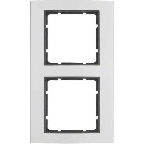 4011334220169 - BER B3 Rahmen 10123004 2fach Aluminium anthrazit 4011334220169 - BER B3 Rahmen 10123004 2fach Aluminium anthrazit