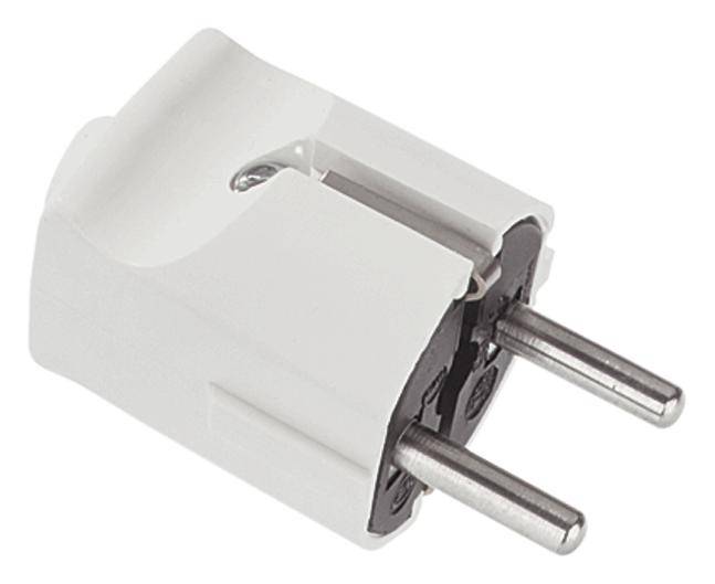 4016514005437 - BACH 910270 - Zentralstecker Typ F - CEE 7 4 16 A weiß 4016514005437 - BACH 910270 - Zentralstecker Typ F - CEE 7 4 16 A weiß