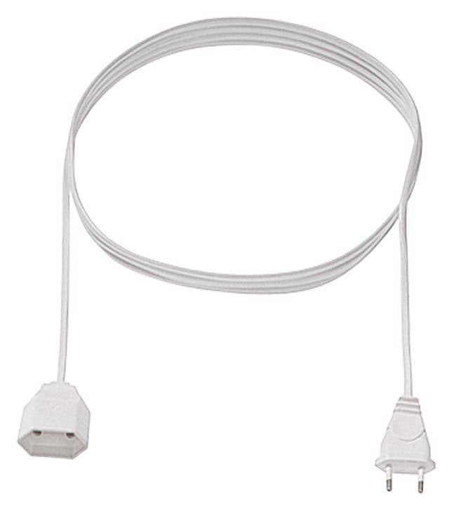 Bachmann Verlängerung 2m weiß 233.284 H03VVH2-F 2x0,75 Eurostecker/Eurokuppl. Bachmann Verlängerung 2m weiß 233.284 H03VVH2-F 2x0,75 Eurostecker/Eurokuppl.