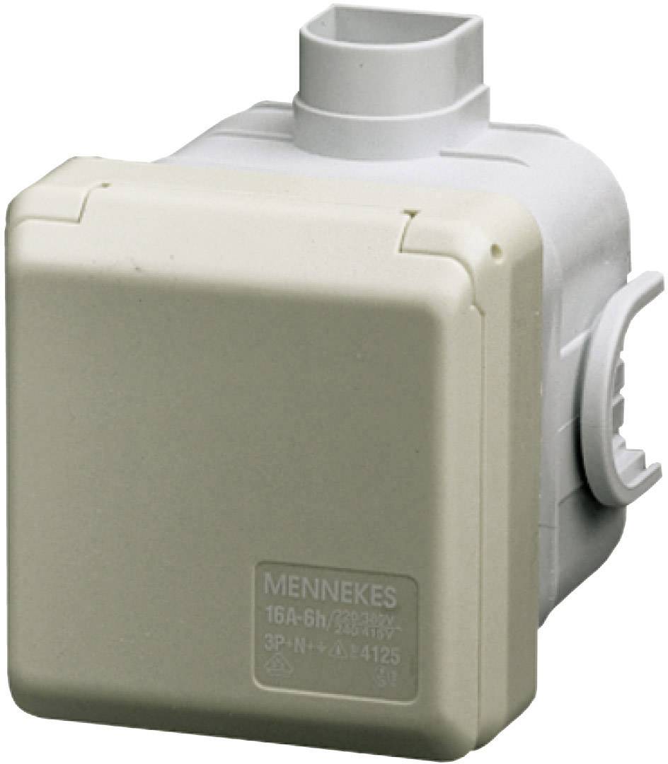 4015394021704 - Mennekes 16A5P 6H400V UP-Dose Cepex 4125 ** IP44 perlweiss
