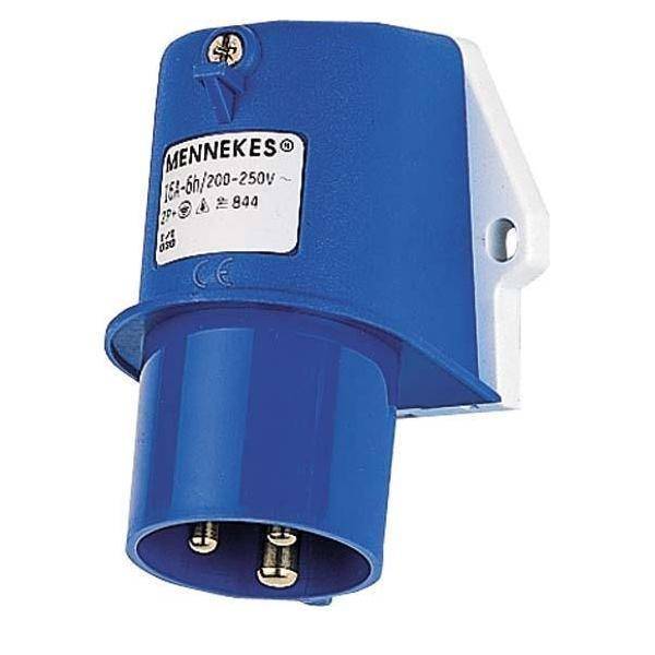 4015394133582 - Mennekes - CEE-Gerätestecker 3p 16A 230V bl 6h IP44 Schraubkl rechtw Kst 844 4015394133582 - Mennekes - CEE-Gerätestecker 3p 16A 230V bl 6h IP44 Schraubkl rechtw Kst 844
