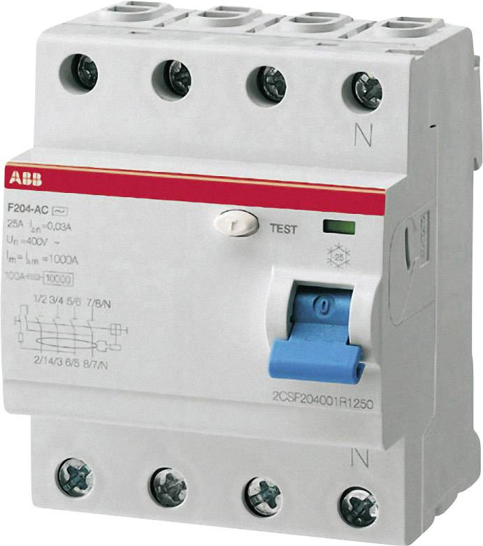ABB Compact-Fi 4X25A/0,03A ** F204A-25/0,03 ABB Compact-Fi 4X25A/0,03A ** F204A-25/0,03