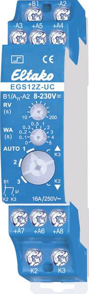4010312107737 - Stromstoßschalter 8-230VU 1TE 16A 230V reg T58mm elektrGrpSchalt EGS12Z-UC - Eltako 4010312107737 - Stromstoßschalter 8-230VU 1TE 16A 230V reg T58mm elektrGrpSchalt EGS12Z-UC - Eltako