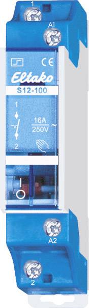 4010312100455 - Stromstoßschalter 12VAC 1TE 16A 250V reg T55mm mechSchalt S12-100-12V - Eltako 4010312100455 - Stromstoßschalter 12VAC 1TE 16A 250V reg T55mm mechSchalt S12-100-12V - Eltako
