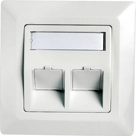 TG Modulaufnahme 80x80 2fach H02010A0040 UP Unbestueckt Alpinweiss TG Modulaufnahme 80x80 2fach H02010A0040 UP Unbestueckt Alpinweiss