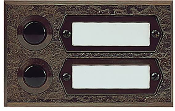 GRO AP Kontaktplatte 55512 ETA 502 G 2fach Bronzeguss GRO AP Kontaktplatte 55512 ETA 502 G 2fach Bronzeguss