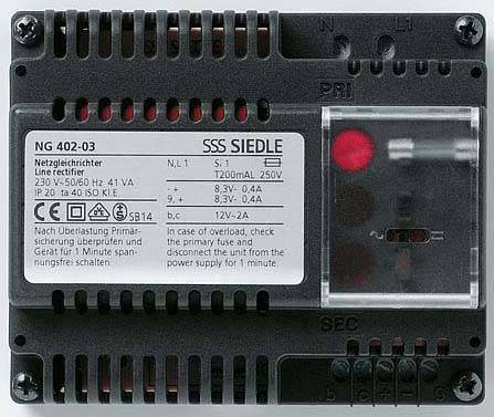 SIED Netzgleich-Richter NG402-03 alt NG402-02 033590 SIED Netzgleich-Richter NG402-03 alt NG402-02 033590