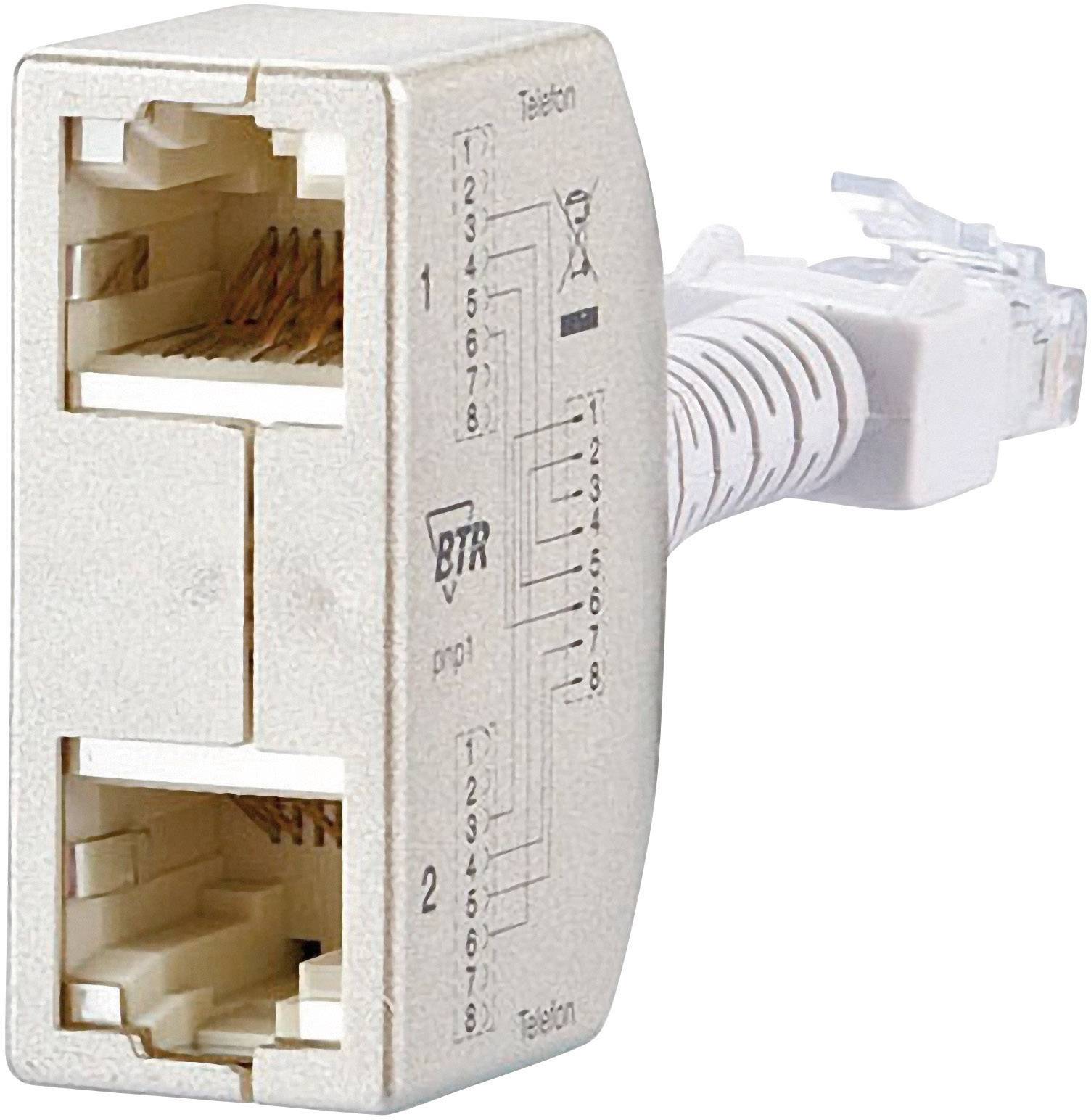 4250184102090 - BTR Cable Sharing Adapter pnp 1 - Telefon-Splitter - RJ-45 (W) zu RJ-45 (M) - 89 cm - Grau (Packung mit 2) 4250184102090 - BTR Cable Sharing Adapter pnp 1 - Telefon-Splitter - RJ-45 (W) zu RJ-45 (M) - 89 cm - Grau (Packung mit 2)