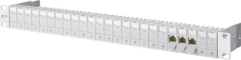 4250184106135 - Metz Connect - btr Netcom Patchpanel 24Ports 1HE Cat6A Schirm RAL7035 geschirmt 4445x4826x95mm 130920-E - grau 4250184106135 - Metz Connect - btr Netcom Patchpanel 24Ports 1HE Cat6A Schirm RAL7035 geschirmt 4445x4826x95mm 130920-E - grau
