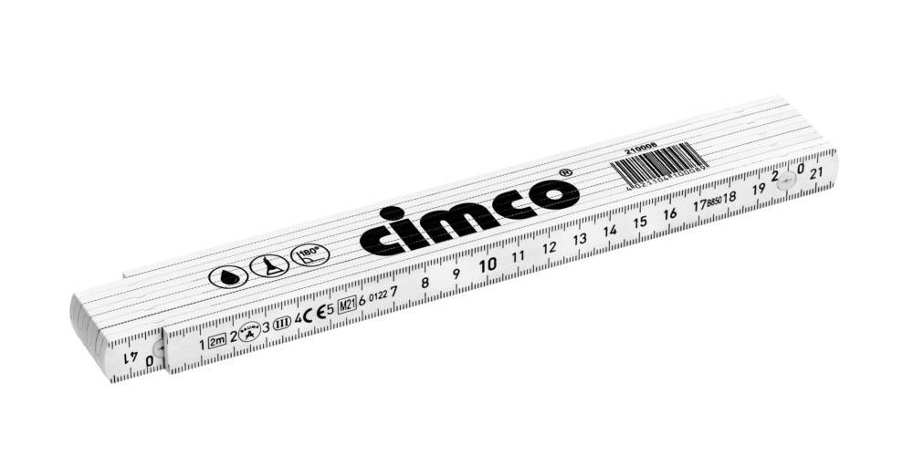 4021104100089 - Cimco Gliedermaßstab 2m 210008 Glasfaser hochelastisch nicht leitend 4021104100089 - Cimco Gliedermaßstab 2m 210008 Glasfaser hochelastisch nicht leitend