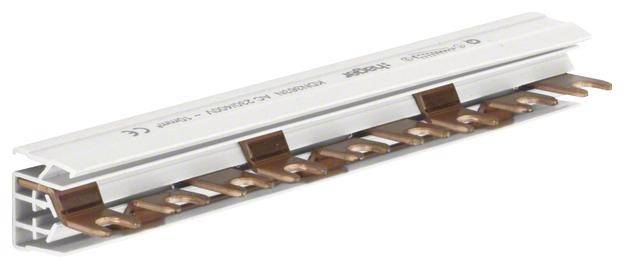 Hager Phasenschiene 3polig KDN363N Gabelanschluss 10qmm 63A 9 Module Hager Phasenschiene 3polig KDN363N Gabelanschluss 10qmm 63A 9 Module
