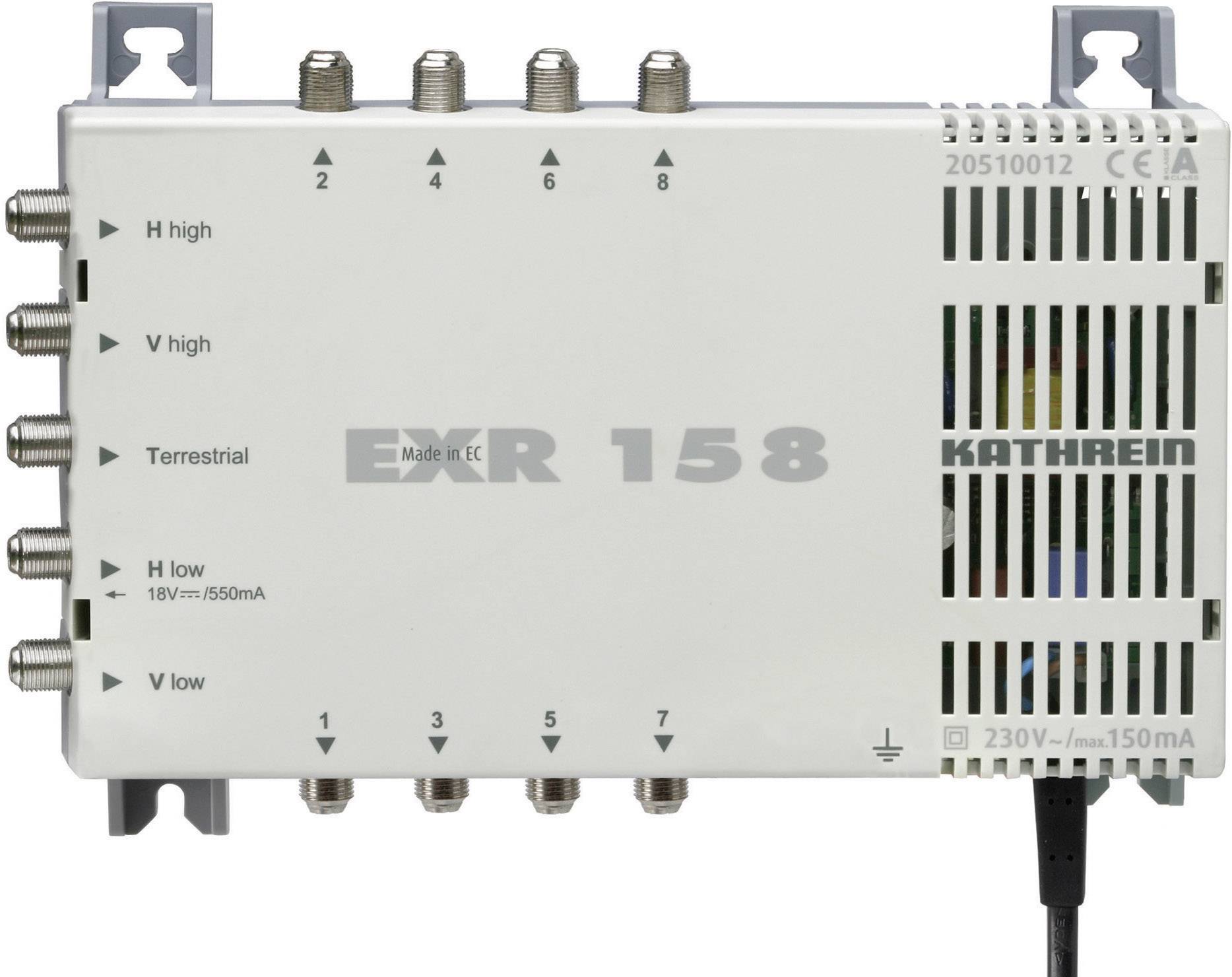 4021121448683 - Multischalter 8Tln 5Eing passiv NTeingeb 50mA 14 18V DiSEqC 0 22kHz 14V 18V 22kHz EXR158 - Kathrein 4021121448683 - Multischalter 8Tln 5Eing passiv NTeingeb 50mA 14 18V DiSEqC 0 22kHz 14V 18V 22kHz EXR158 - Kathrein