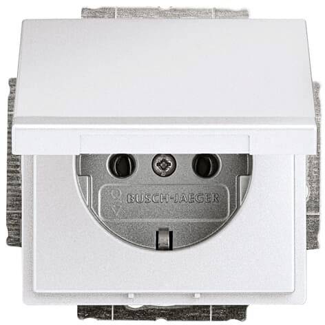 4011395074961 - Busch-Jaeger Steckdose 1f alu-si mt future linear UP Klappd aluminium-silber horiz vert IP20 20EUK-83 4011395074961 - Busch-Jaeger Steckdose 1f alu-si mt future linear UP Klappd aluminium-silber horiz vert IP20 20EUK-83