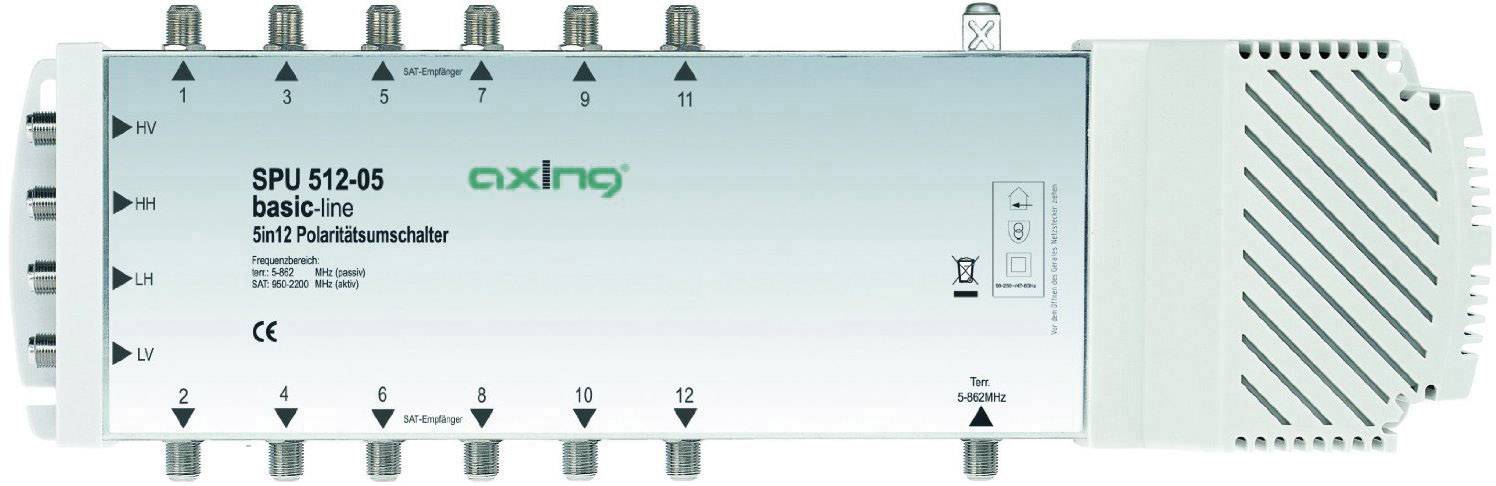 7611682135138 - SPU 512-05 SAT Multischalter Eingänge (Multischalter) 5 (4 SAT 1 terrestrisch) Teilnehmer-Anzahl 12 Quad-LNB-tauglich