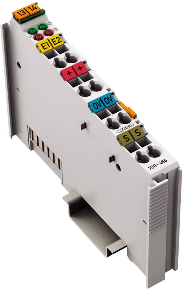 WAGO 750-466 2-Kanal-Analogeingang,4 20 mA, Single-Ended,lichtgrau WAGO 750-466 2-Kanal-Analogeingang,4 20 mA, Single-Ended,lichtgrau