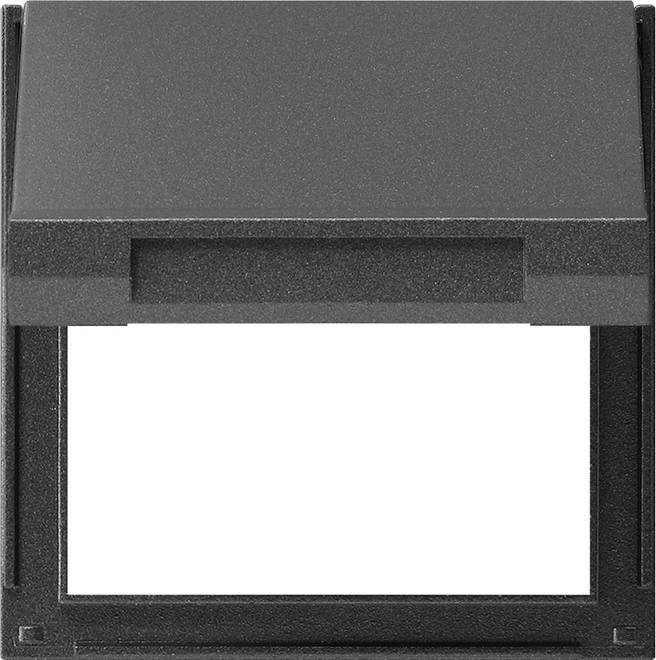 4010337654674 - GIRA 065467 Adapterrahmen Klappdeckel TX_44 WG UP Anthrazit 4010337654674 - GIRA 065467 Adapterrahmen Klappdeckel TX_44 WG UP Anthrazit