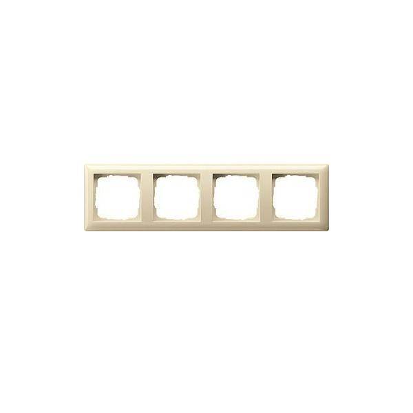 4010337214014 - GIRA 021401 Abdeckrahmen 4fach Standard 55 Cremeweiß glänzend 4010337214014 - GIRA 021401 Abdeckrahmen 4fach Standard 55 Cremeweiß glänzend