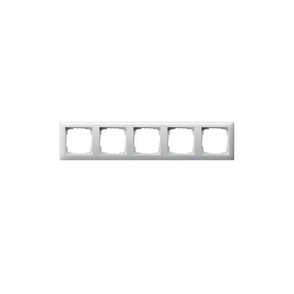 4010337215035 - GIRA 021503 Abdeckrahmen 5fach Standard 55 Reinweiß glänzend 4010337215035 - GIRA 021503 Abdeckrahmen 5fach Standard 55 Reinweiß glänzend