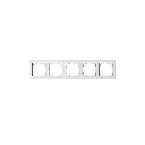 4010337215226 - GIRA 021522 Abdeckrahmen 5fach E2 Reinweiß seidenmatt