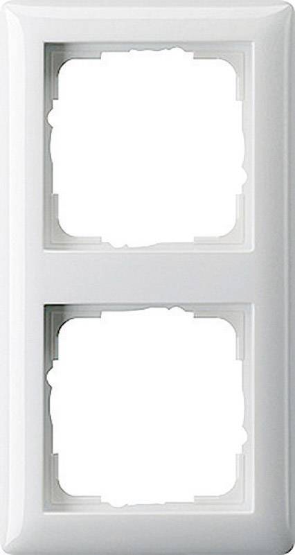 4010337212041 - GIRA 021204 Abdeckrahmen 2fach Standard 55 Reinweiß seidenmatt 4010337212041 - GIRA 021204 Abdeckrahmen 2fach Standard 55 Reinweiß seidenmatt