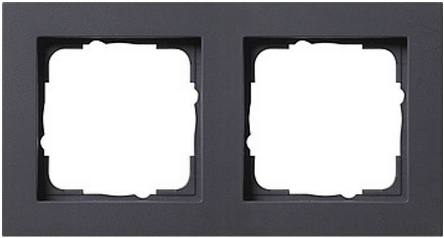 4010337212232 - GIRA 021223 Abdeckrahmen 2fach E2 Anthrazit 4010337212232 - GIRA 021223 Abdeckrahmen 2fach E2 Anthrazit