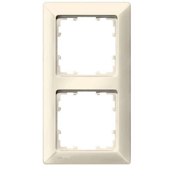 4001869308715 - Siemens 5TG25820 DELTA line Rahmen 2fach 151x80mm elektrowei 4001869308715 - Siemens 5TG25820 DELTA line Rahmen 2fach 151x80mm elektrowei