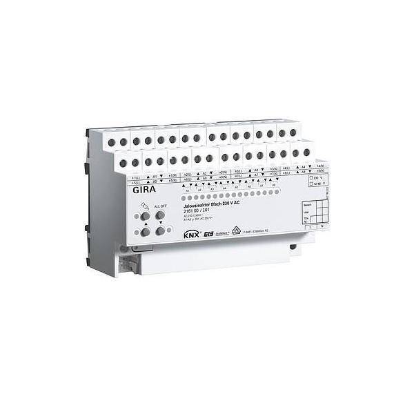 4010337059363 - GIRA 216100 Jalousieaktor 8fach AC 230V Hand KNX REG 4010337059363 - GIRA 216100 Jalousieaktor 8fach AC 230V Hand KNX REG
