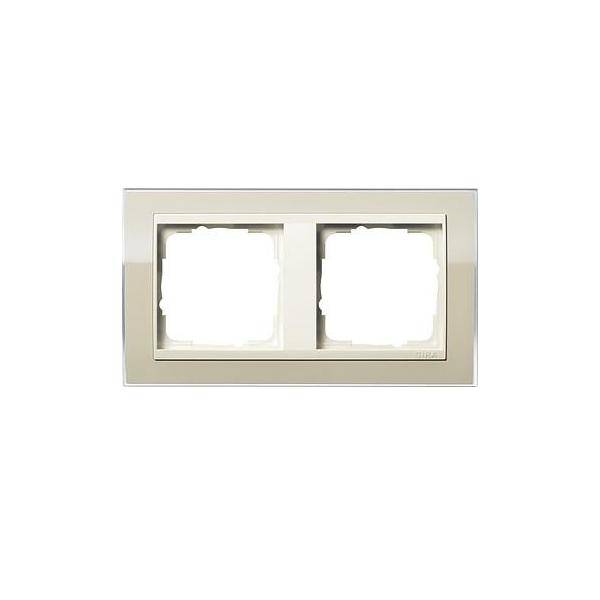 4010337069508 - GIRA 0212771 Abdeckrahmen 2fach Zwischen rahmen CW glänzend Event Klar Sand 4010337069508 - GIRA 0212771 Abdeckrahmen 2fach Zwischen rahmen CW glänzend Event Klar Sand