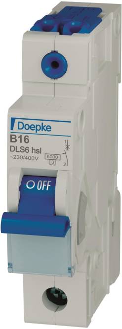 4014712189485 - DOEP Automat B16 DLS 6HSL B16-1 6 KA 6kA 1-polig Steckvariante 4014712189485 - DOEP Automat B16 DLS 6HSL B16-1 6 KA 6kA 1-polig Steckvariante