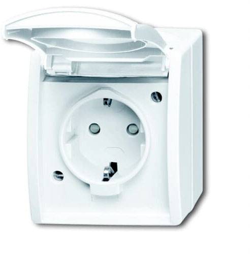 4011395114988 - BJ ocean Steckdose mit erh 20 EBW-54 Berührungsschutz alpinweiß 4011395114988 - BJ ocean Steckdose mit erh 20 EBW-54 Berührungsschutz alpinweiß