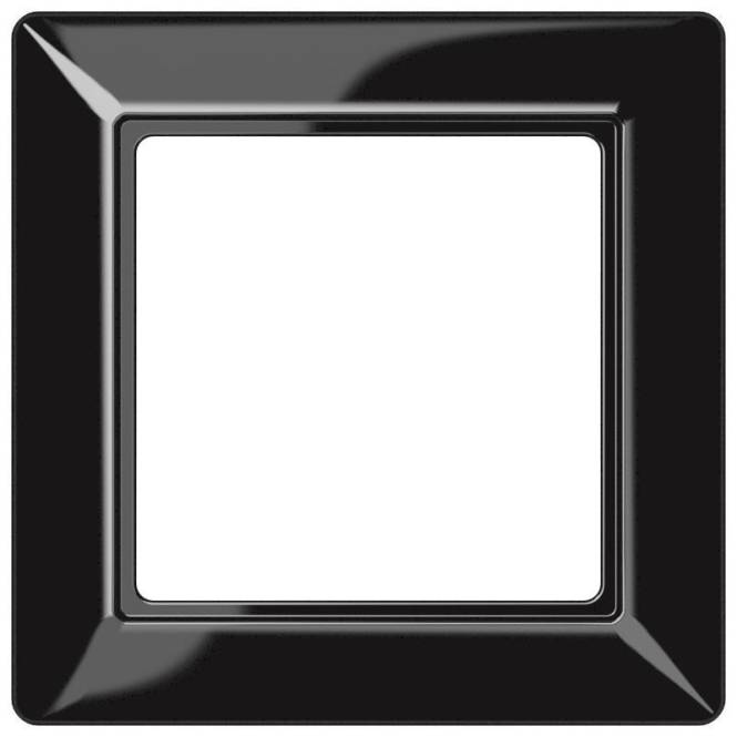 4011377049154 - JG Rahmen 1fach AS 581 SW schwarz 4011377049154 - JG Rahmen 1fach AS 581 SW schwarz