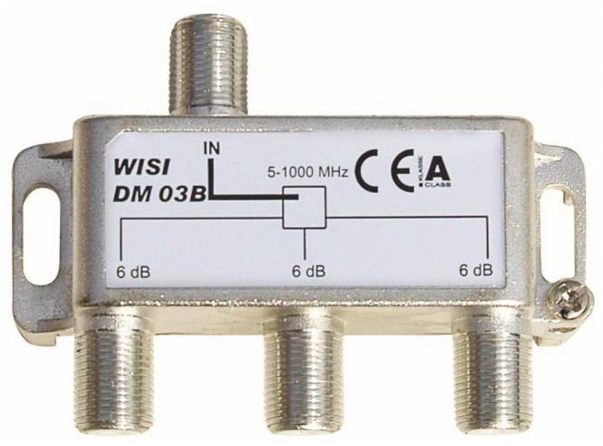WISI Verteiler 3-fach DM03B 5-1000MHz 5,9dB