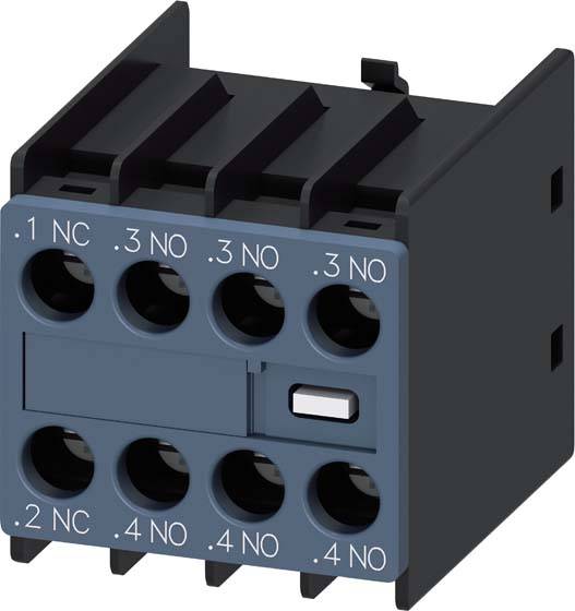 Siemens 3RH29111HA31 Hilfsschalterblock 3S+1Ö S00/S0 front Schraubanschluss Siemens 3RH29111HA31 Hilfsschalterblock 3S+1Ö S00/S0 front Schraubanschluss