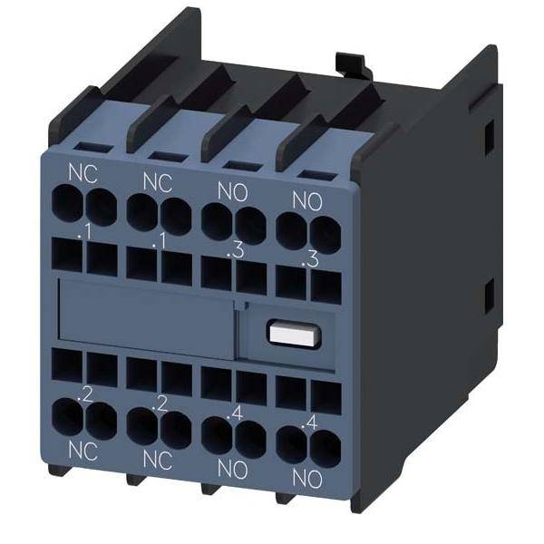 Siemens 3RH29112HA22 Hilfsschalterblock 2S+2Ö S00/S0 front Federzuganschluss Siemens 3RH29112HA22 Hilfsschalterblock 2S+2Ö S00/S0 front Federzuganschluss