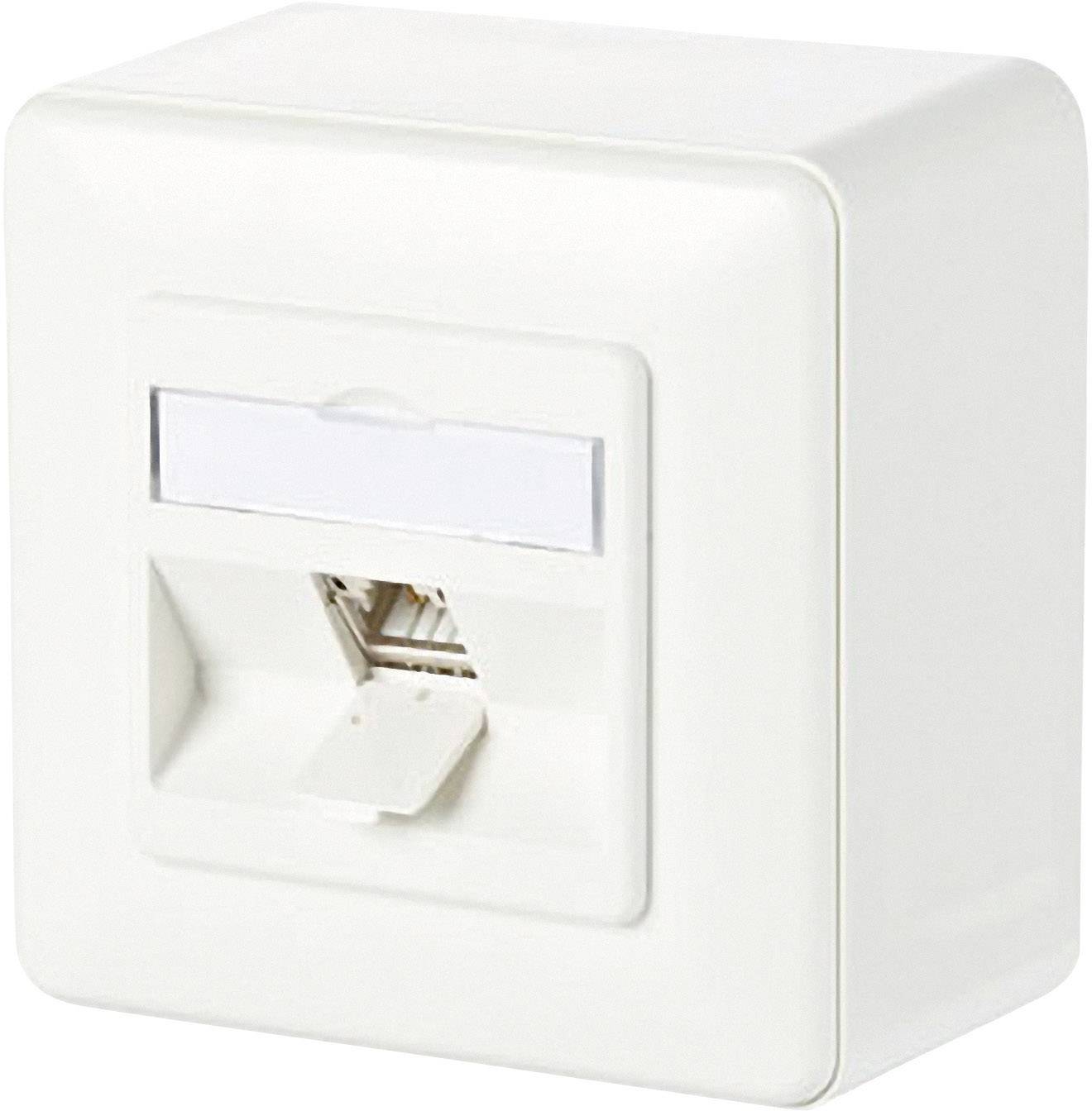 4250184131748 - Connect C6Amodul 180° - Steckdosenauslass - RJ 45 - 1 Netzwerkdose - Pure White RAL 9010 4250184131748 - Connect C6Amodul 180° - Steckdosenauslass - RJ 45 - 1 Netzwerkdose - Pure White RAL 9010