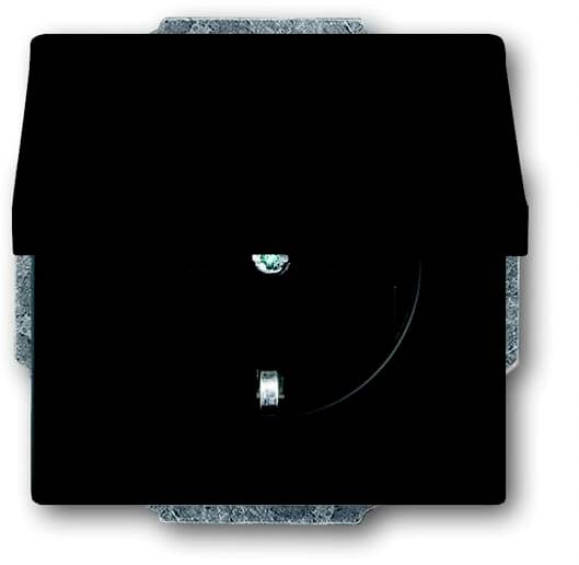 4011395130056 - BJ future linear SCHUKO- 20 EUK-885 Steckdose Klappdeckel schwarz matt 4011395130056 - BJ future linear SCHUKO- 20 EUK-885 Steckdose Klappdeckel schwarz matt