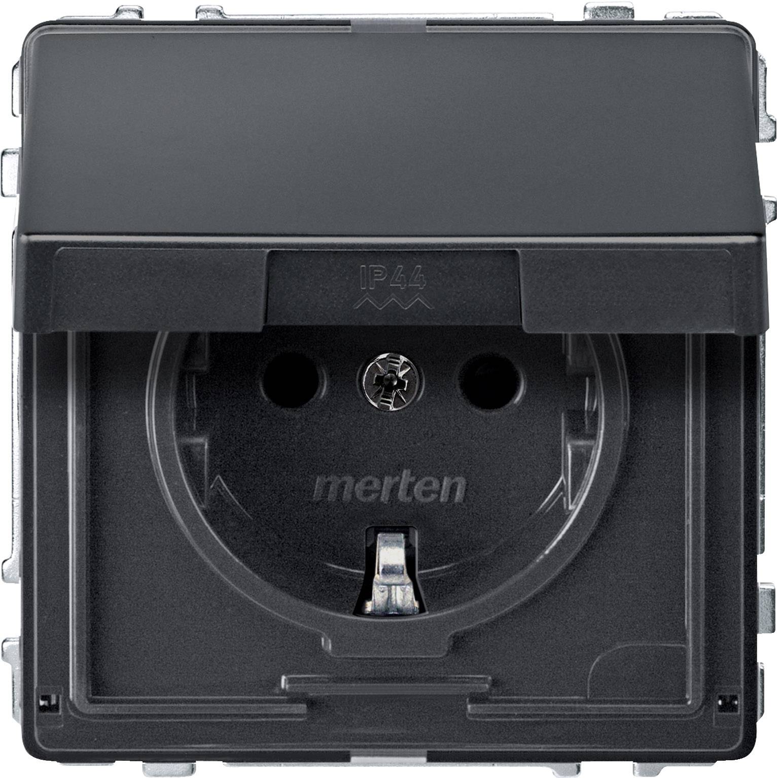 4042811139308 - Merten SCHUKO-Steckdose BRS MEG2310-7214 mKlappdeckel StK anthrazit AQUADESIGN 4042811139308 - Merten SCHUKO-Steckdose BRS MEG2310-7214 mKlappdeckel StK anthrazit AQUADESIGN