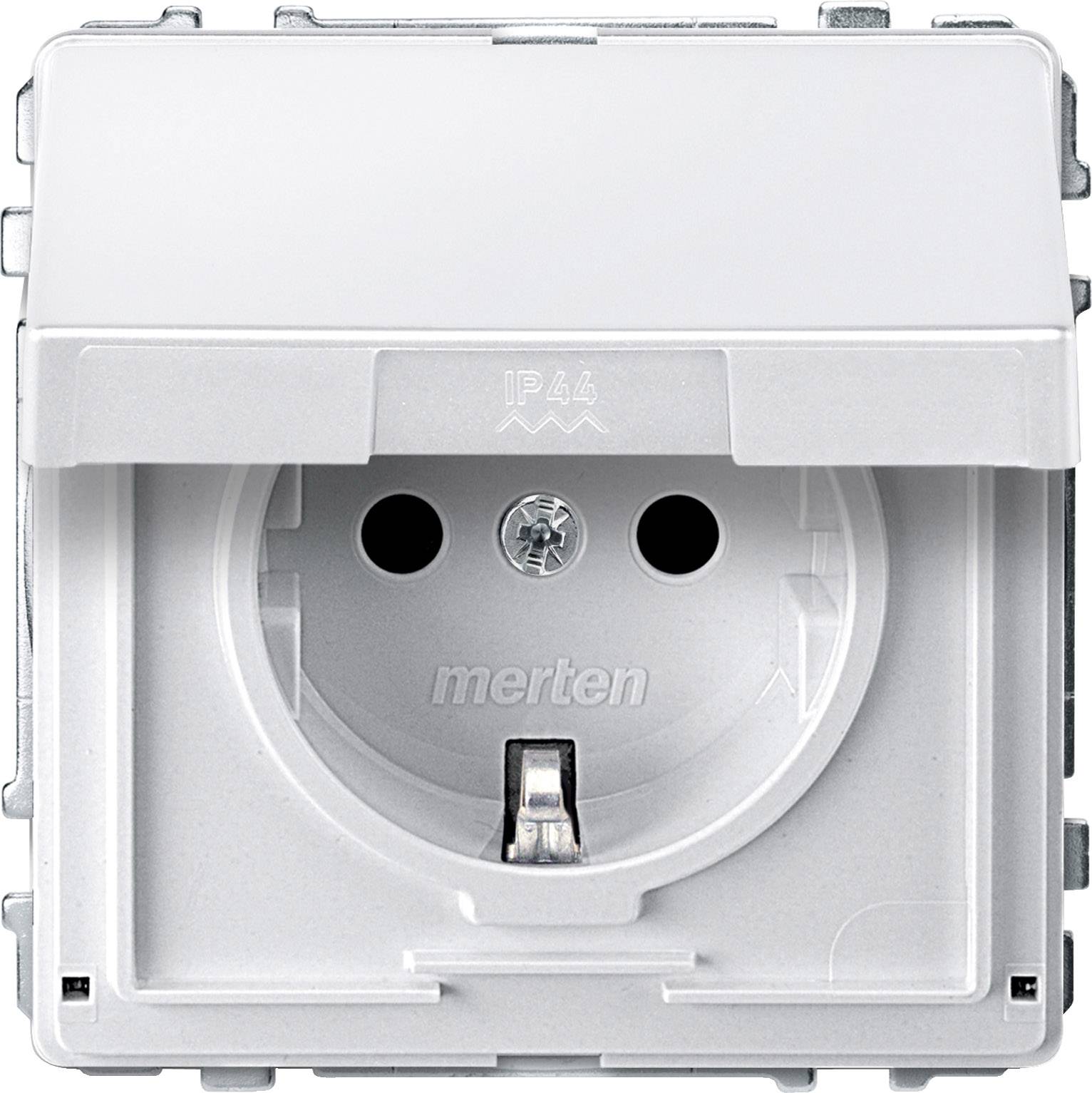 4042811139322 - Merten SCHUKO-Steckdose BRS MEG2310-7219 mKlappdeckel StK polarweiß AQUADESIGN 4042811139322 - Merten SCHUKO-Steckdose BRS MEG2310-7219 mKlappdeckel StK polarweiß AQUADESIGN