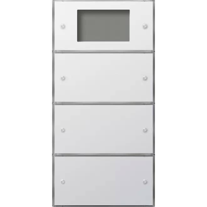4010337081944 - GIRA 2043112 Tastsensor3 Plus 3fach (1+2) KNX Flächenschalter Reinweiß gl 4010337081944 - GIRA 2043112 Tastsensor3 Plus 3fach (1+2) KNX Flächenschalter Reinweiß gl