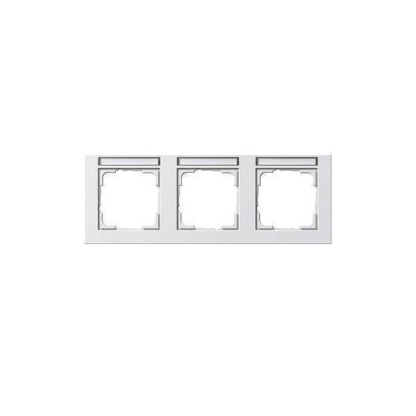 4010337084198 - GIRA 109329 Abdeckrahmen 3fach waager BSF E2 Reinweiß glänzend 4010337084198 - GIRA 109329 Abdeckrahmen 3fach waager BSF E2 Reinweiß glänzend