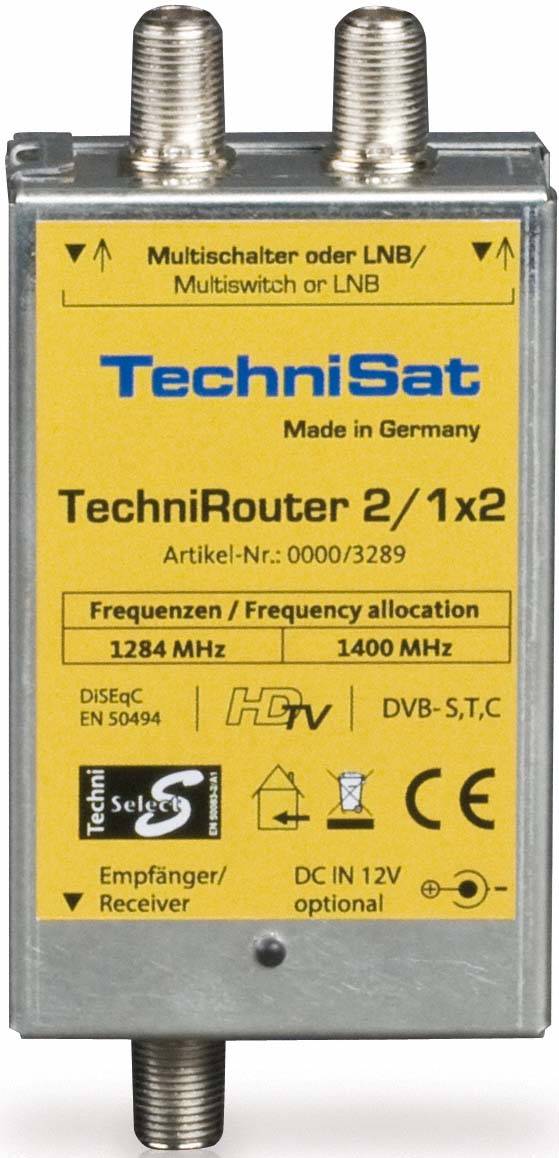 4019588032897 - TechniSat TechniRouter Mini 2 1x2 - Multiswitch Satelliten- terrestrisches Signal (0000 3289) 4019588032897 - TechniSat TechniRouter Mini 2 1x2 - Multiswitch Satelliten- terrestrisches Signal (0000 3289)