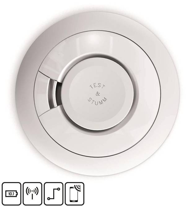 EI Rauchwarnmelder Profi-Serie Ei650iC Funkvernetz. u. Drahtvernetz., AudioLINK EI Rauchwarnmelder Profi-Serie Ei650iC Funkvernetz. u. Drahtvernetz., AudioLINK
