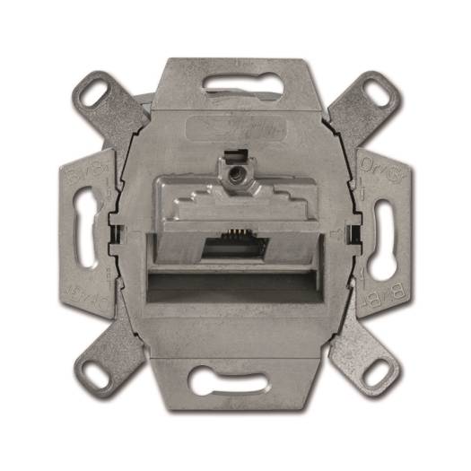 4011395163856 - Anschlussdose Cat6A ap up 1xRJ45 gr lsa Kanaleinb AufputzUnterputz designfähig 0218 11-101 - grau - Busch-jaeger 4011395163856 - Anschlussdose Cat6A ap up 1xRJ45 gr lsa Kanaleinb AufputzUnterputz designfähig 0218 11-101 - grau - Busch-jaeger