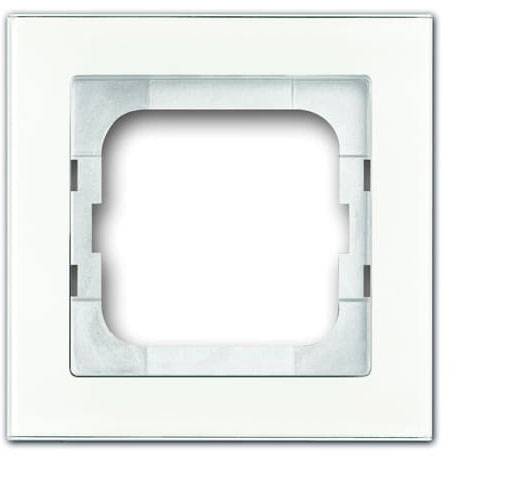 4011395156957 - Busch-Jaeger Rahmen 1f std-ws glz axcent Glas fGEB-K fUP-Installation 1721-280 - weiß 4011395156957 - Busch-Jaeger Rahmen 1f std-ws glz axcent Glas fGEB-K fUP-Installation 1721-280 - weiß