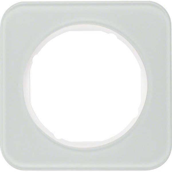 4011334392415 - 10112109 - Rahmen 1fach R1 Glas polarweiß 4011334392415 - 10112109 - Rahmen 1fach R1 Glas polarweiß