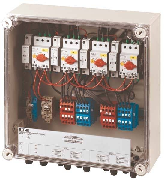 EATON SOL30X4-SAFETY-MC4-U 168102 230V50Hz Feuerwehrschalter f.4Str. 30A EATON SOL30X4-SAFETY-MC4-U 168102 230V50Hz Feuerwehrschalter f.4Str. 30A