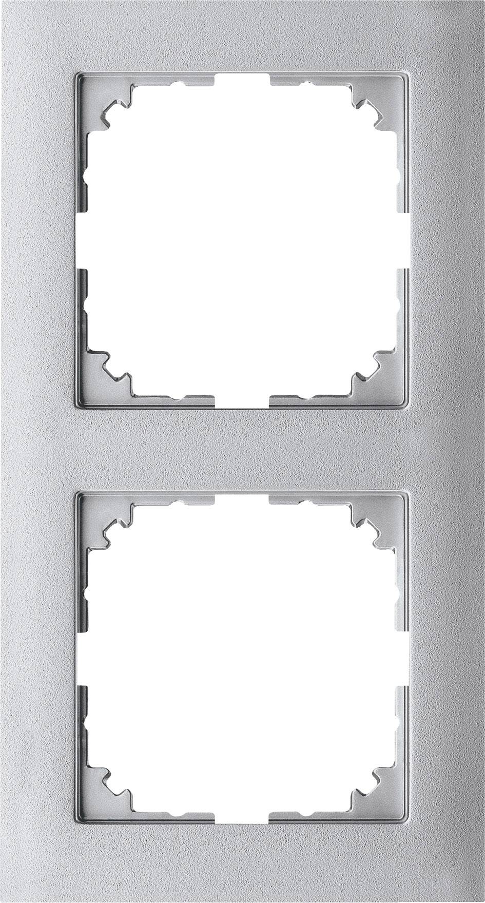 4042811181161 - EL MPU 4020-3660 - M-PURE Rahmen 2-fach aluminium edelmatt 4042811181161 - EL MPU 4020-3660 - M-PURE Rahmen 2-fach aluminium edelmatt